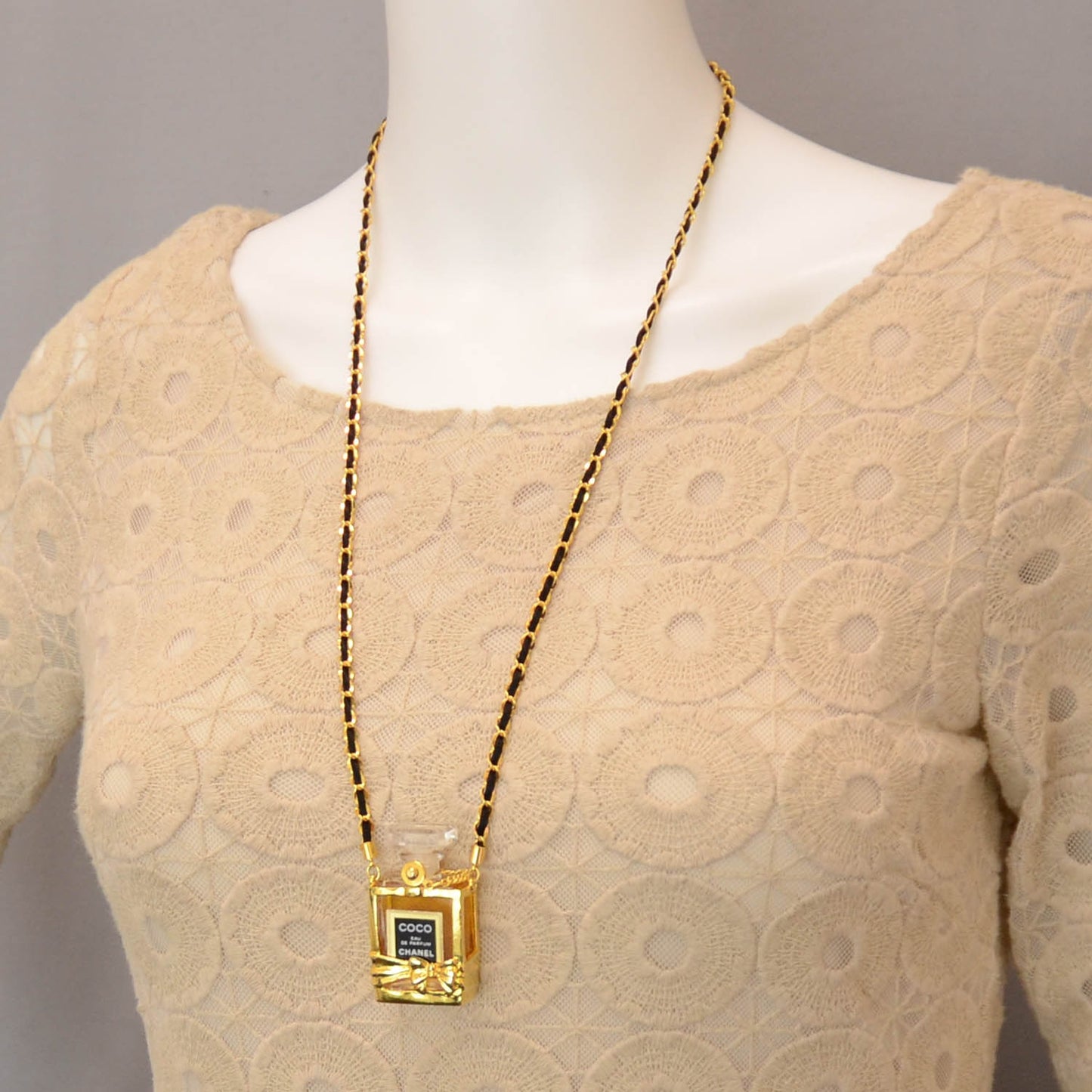 Coco Perfume Bottle Necklace