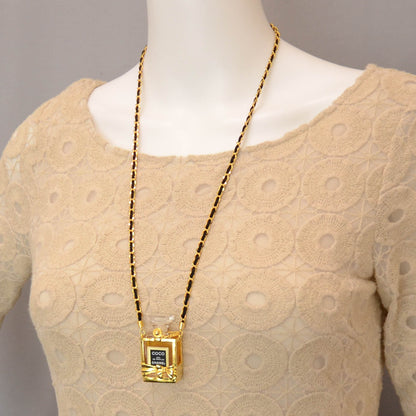 Chanel Coco Perfume Bottle Necklace 2 of 5