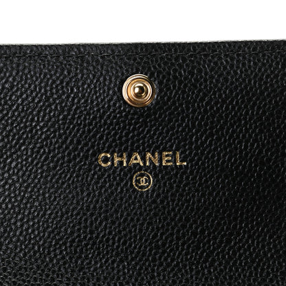 Chanel Caviar Quilted Miss Coco Clutch With Chain Black 7 of 9