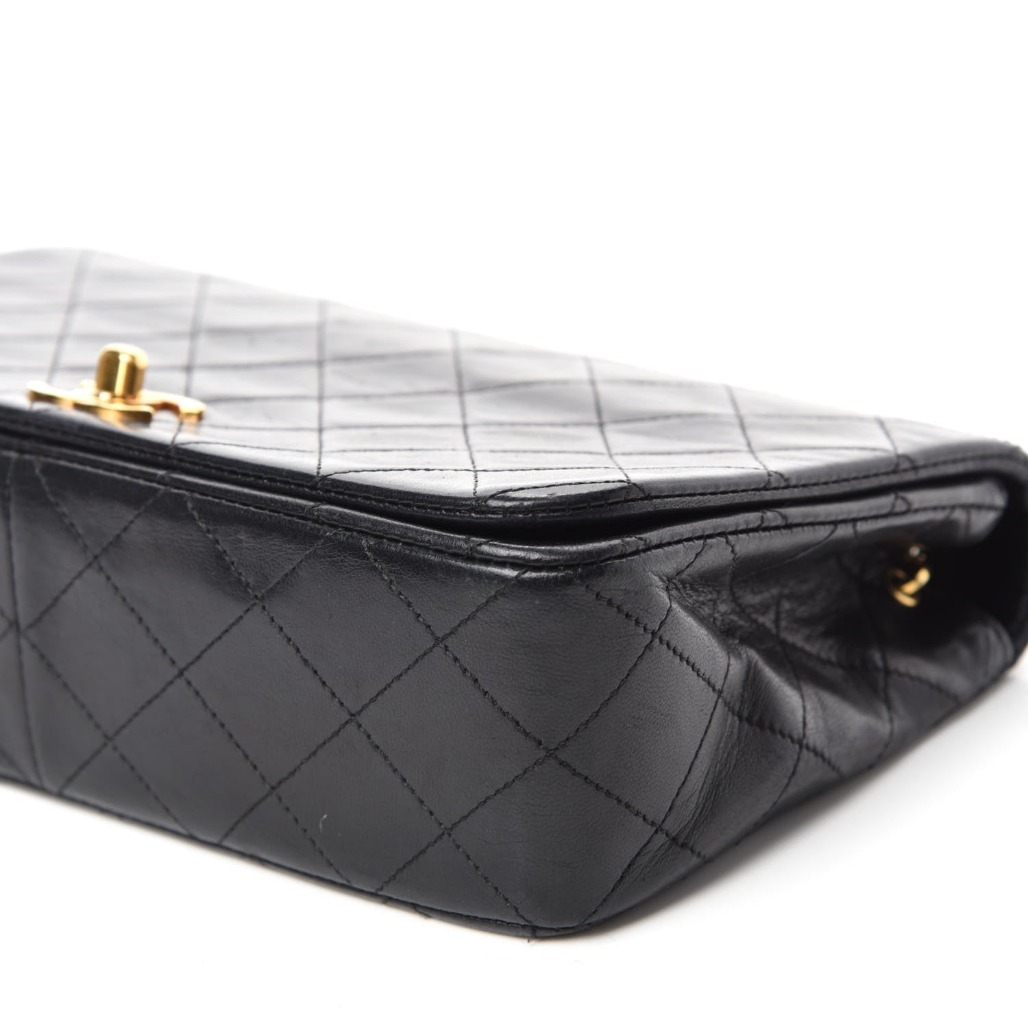 Chanel Lambskin Quilted Small Single Flap Black 7 of 11