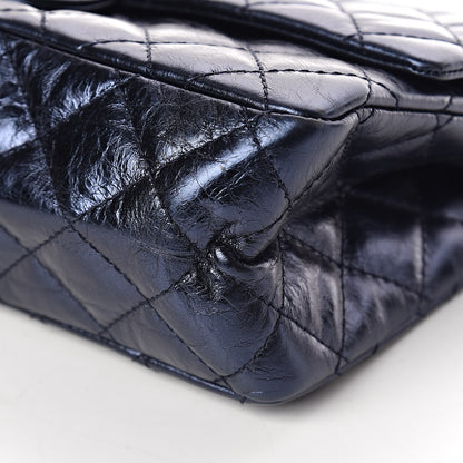Chanel Metallic Calfskin Quilted 2.55 Reissue 226 Flap Marine Fonce 11 of 12