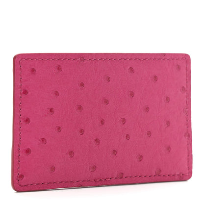 Louis Vuitton Ostrich Card Holder Berry 3 of 6