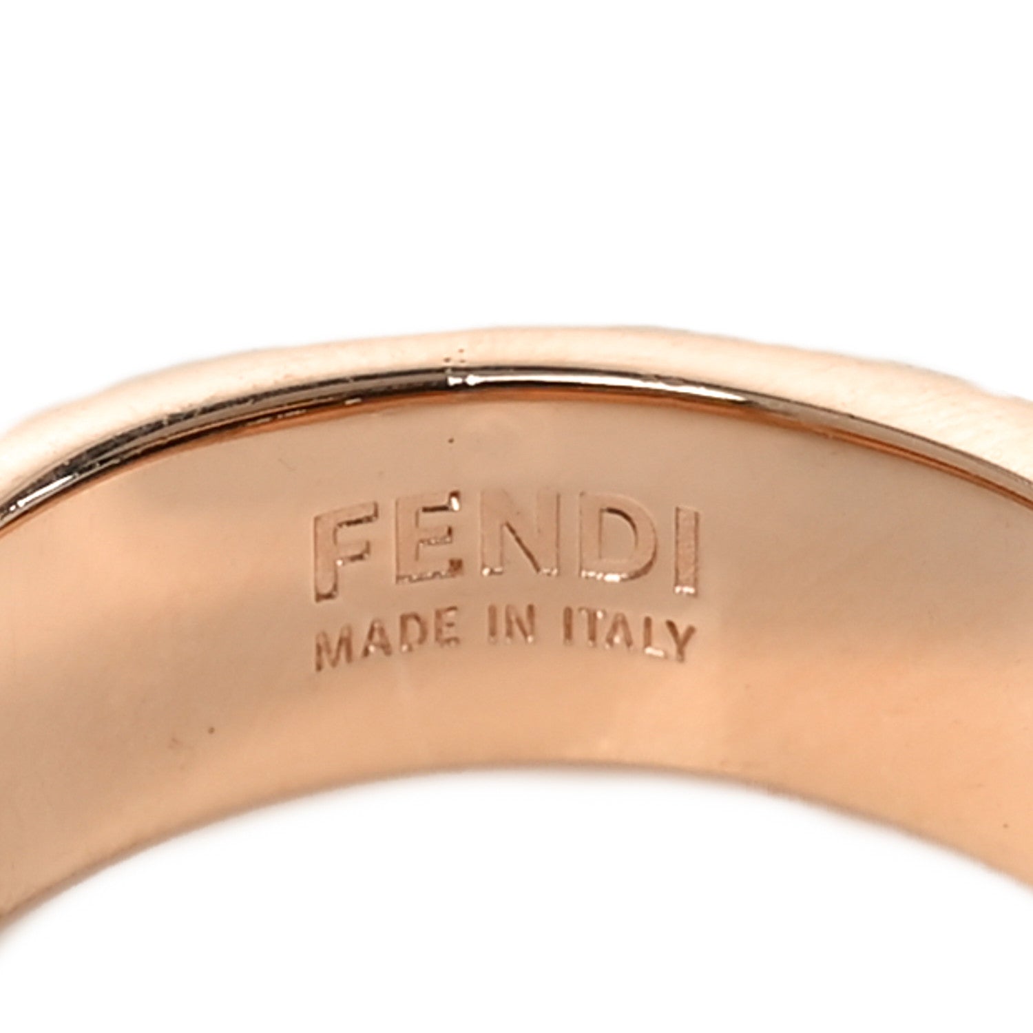 Fendi Metal Crystal F is Fendi Ring M Rose Gold 4 of 6