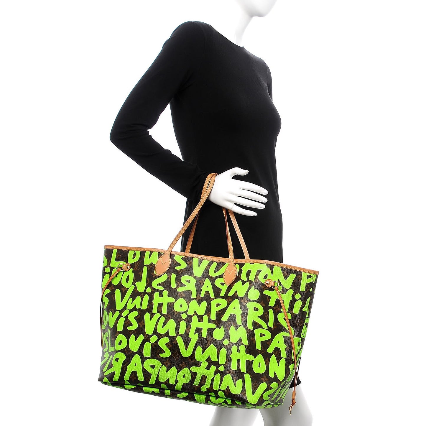 Monogram Graffiti Neverfull GM Green