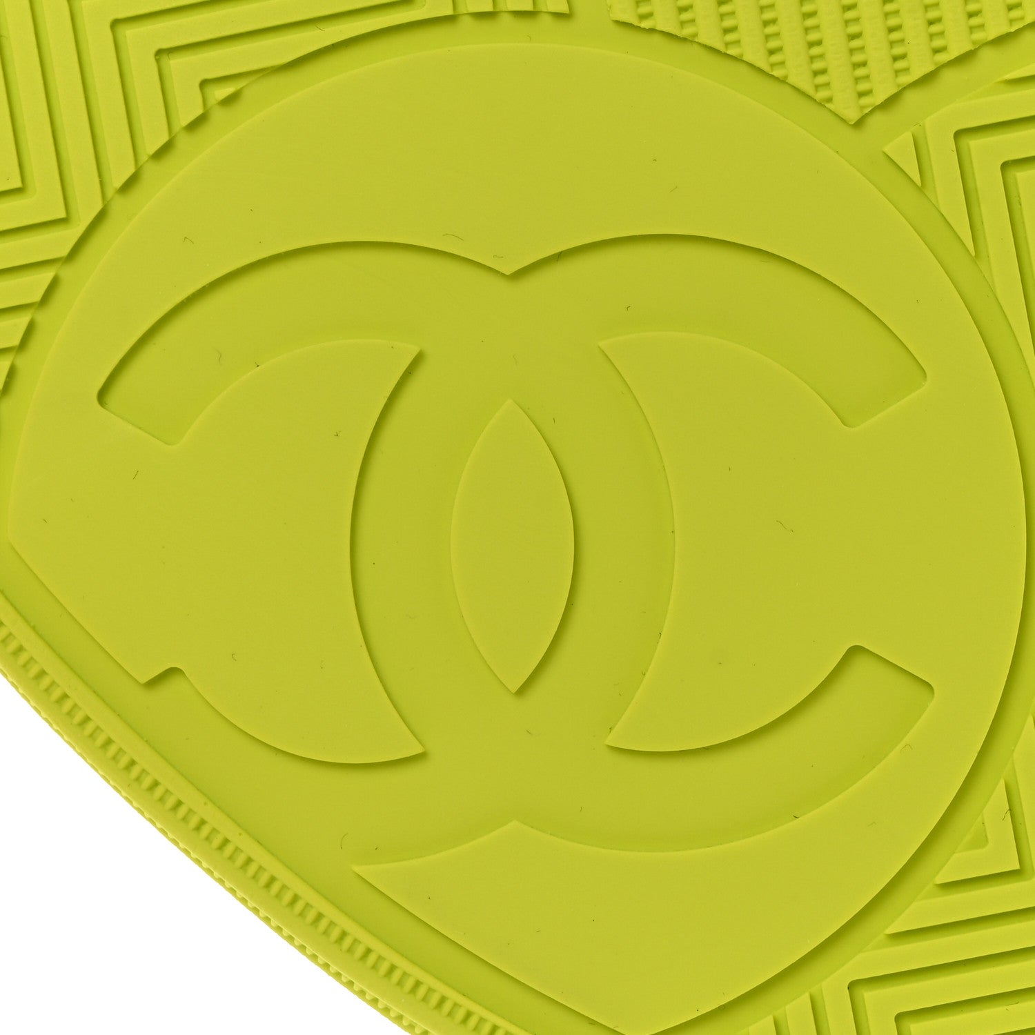 Chanel Fabric Womens Logo Sneakers 37 Green 9 of 10