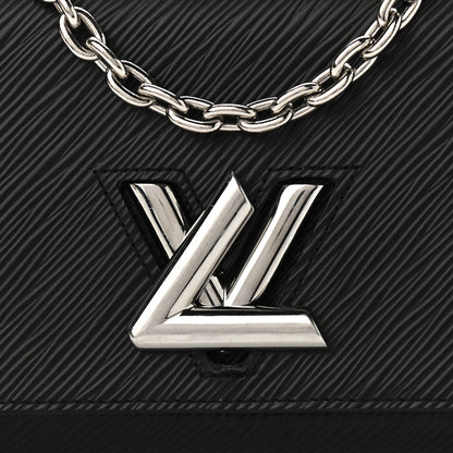 Louis Vuitton Epi Twist Chain Wallet Black 9 of 11