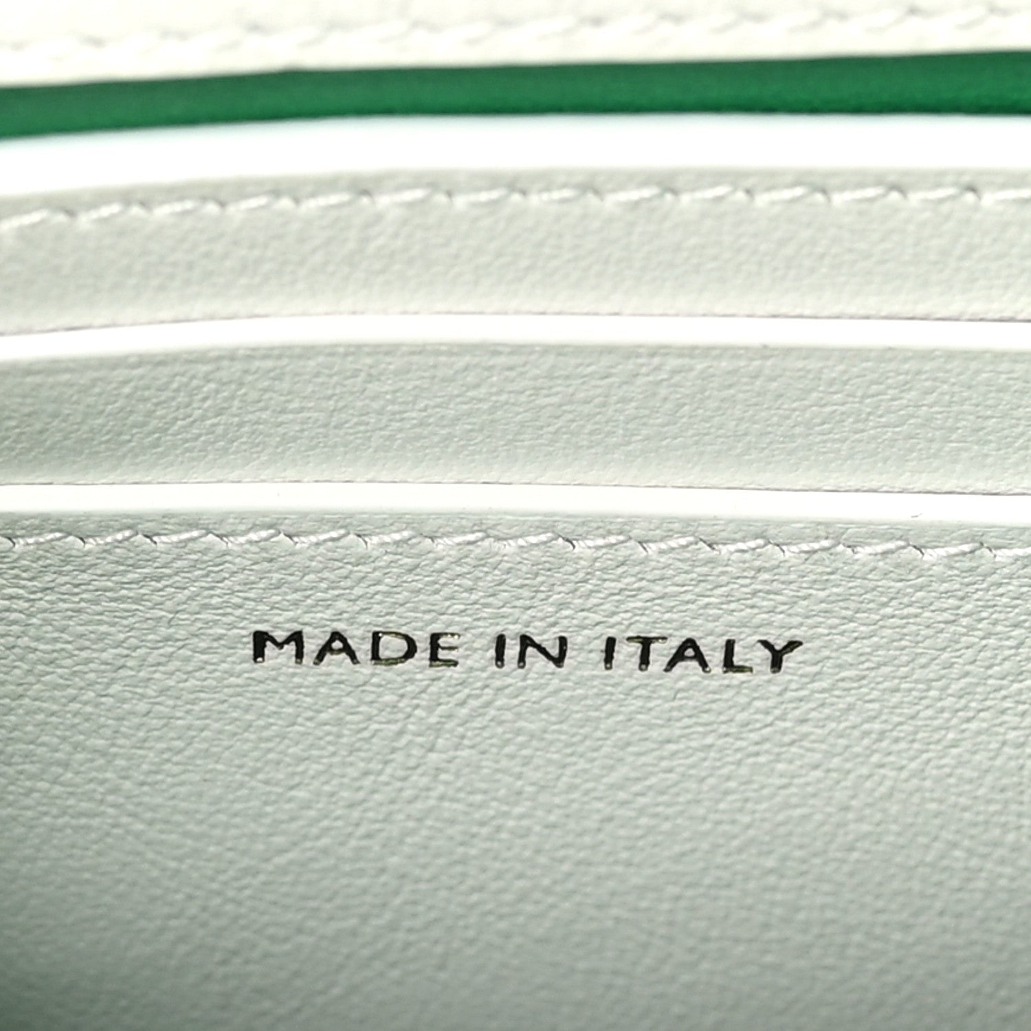 Bulgari X CASABLANCA Calfskin Serpenti Forever Apres Vertical Pochette Tennis Green White 6 of 10