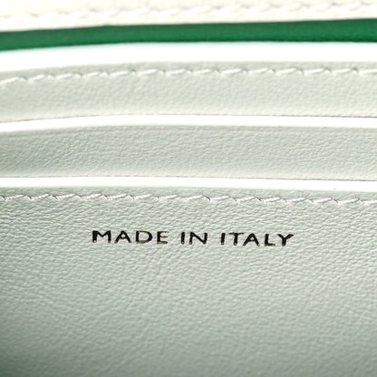 Bulgari X CASABLANCA Calfskin Serpenti Forever Apres Vertical Pochette Tennis Green White 6 of 10