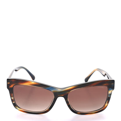 Chanel Acetate Crystal CC 5496 Sunglasses Tortoise 2 of 8