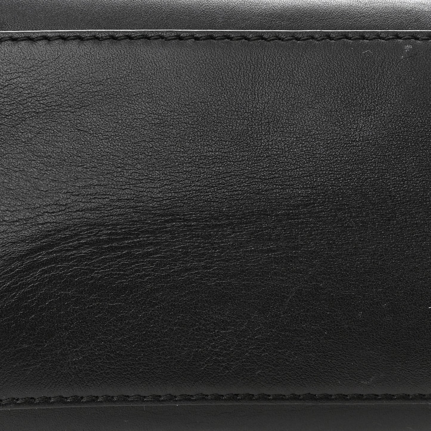Calfskin Medallion Tribute Bowling Bag Black