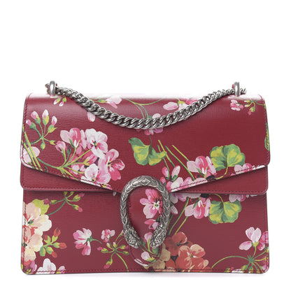 Gucci Calfskin Blooms Print Medium Dionysus Shoulder Bag Romantic Cherry Multicolor 1 of 10
