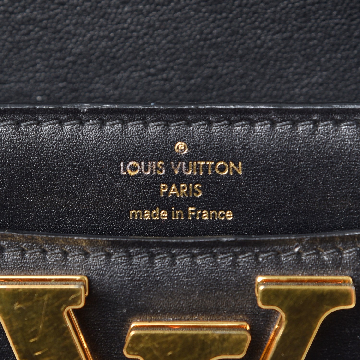 Louis Vuitton Box Calfskin Vivienne LV Black 6 of 11
