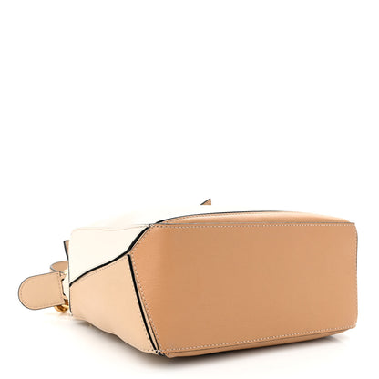 Loewe Calfskin Small Puzzle Bag Dusty Beige Soft White 4 of 12