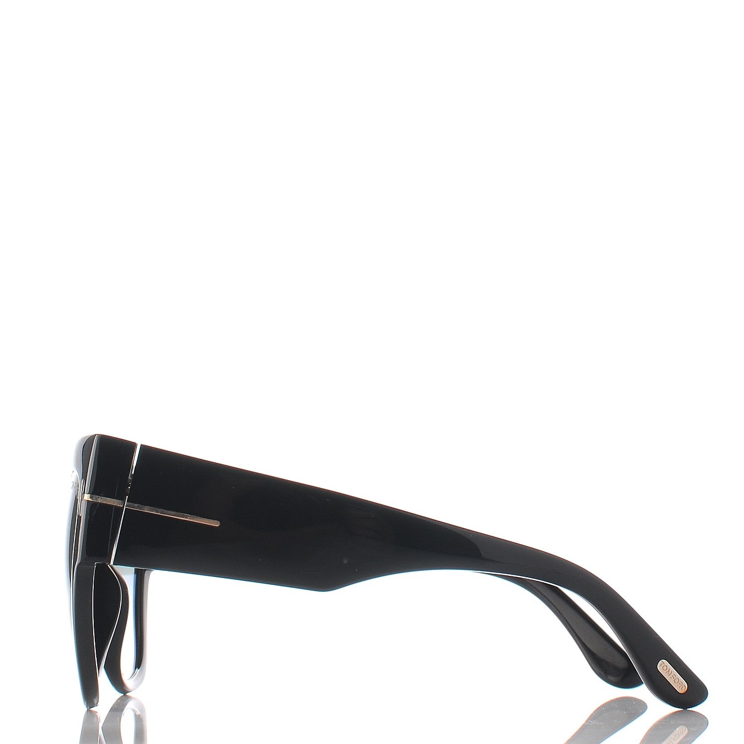 Tom Ford Acetate Anoushka Cat Eye Sunglasses TF371 Black 3 of 8