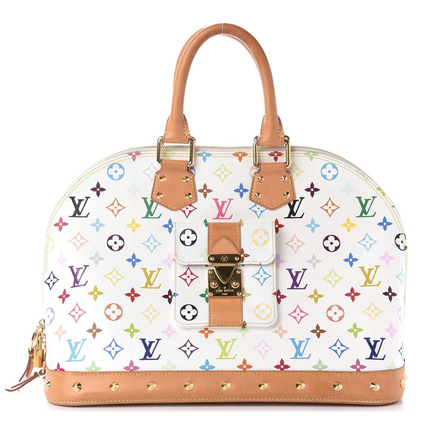 Monogram Multicolor Alma GM White