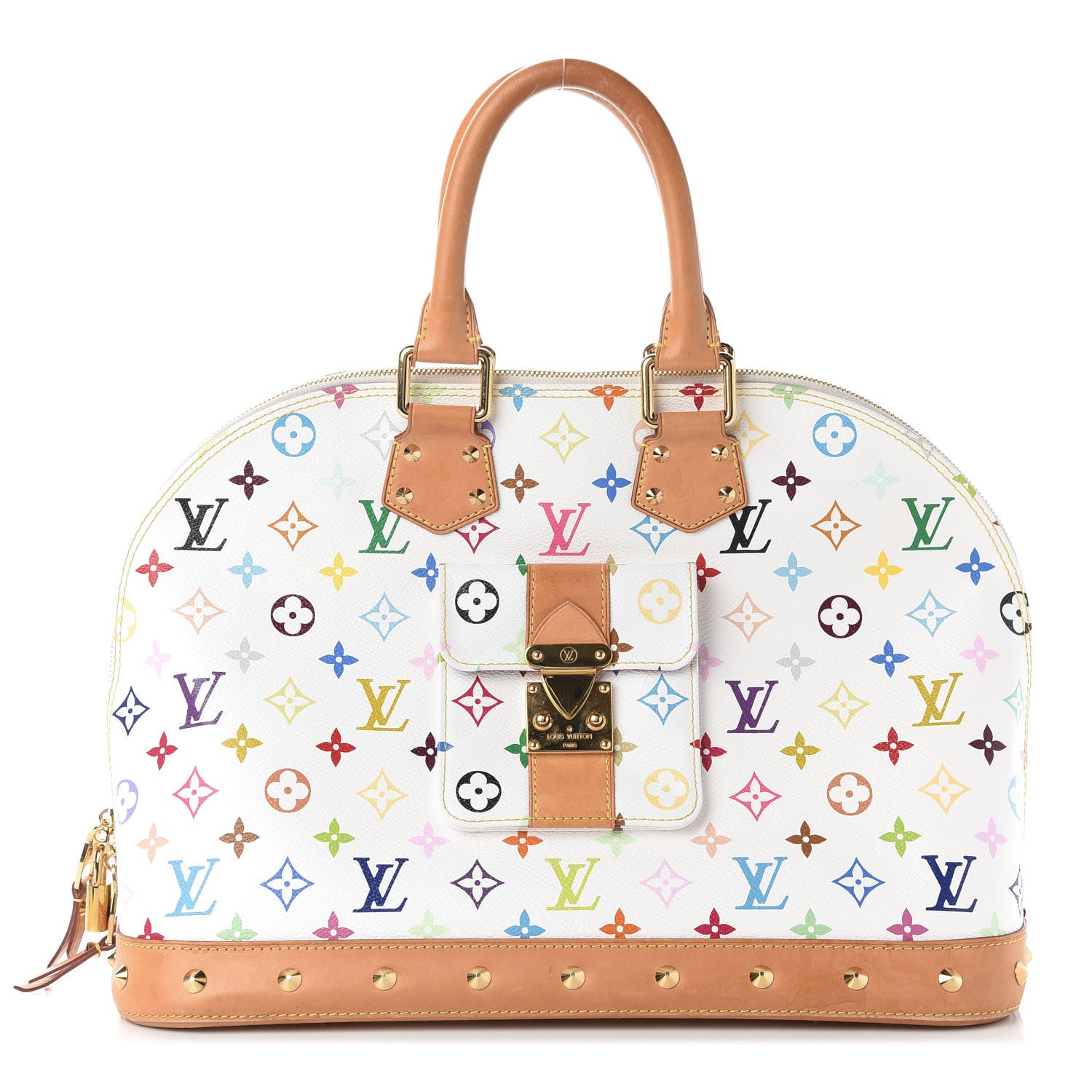 Louis Vuitton Monogram Multicolor Alma GM White 1 of 15