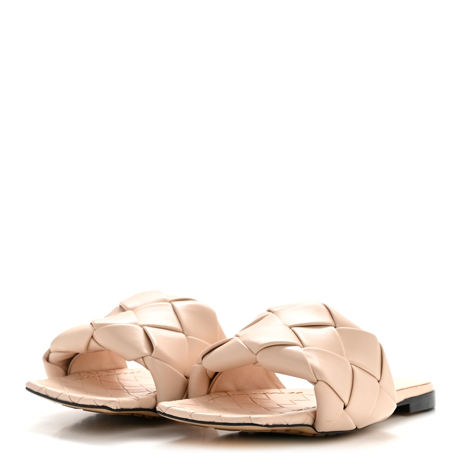Bottega Veneta Nappa Maxi Intrecciato Lido Flat Sandals 38 Bandage 4 of 10