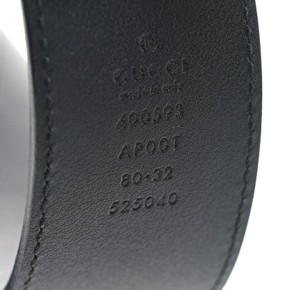 Gucci Calfskin Double G 40mm Belt 80 32 Black 4 of 4