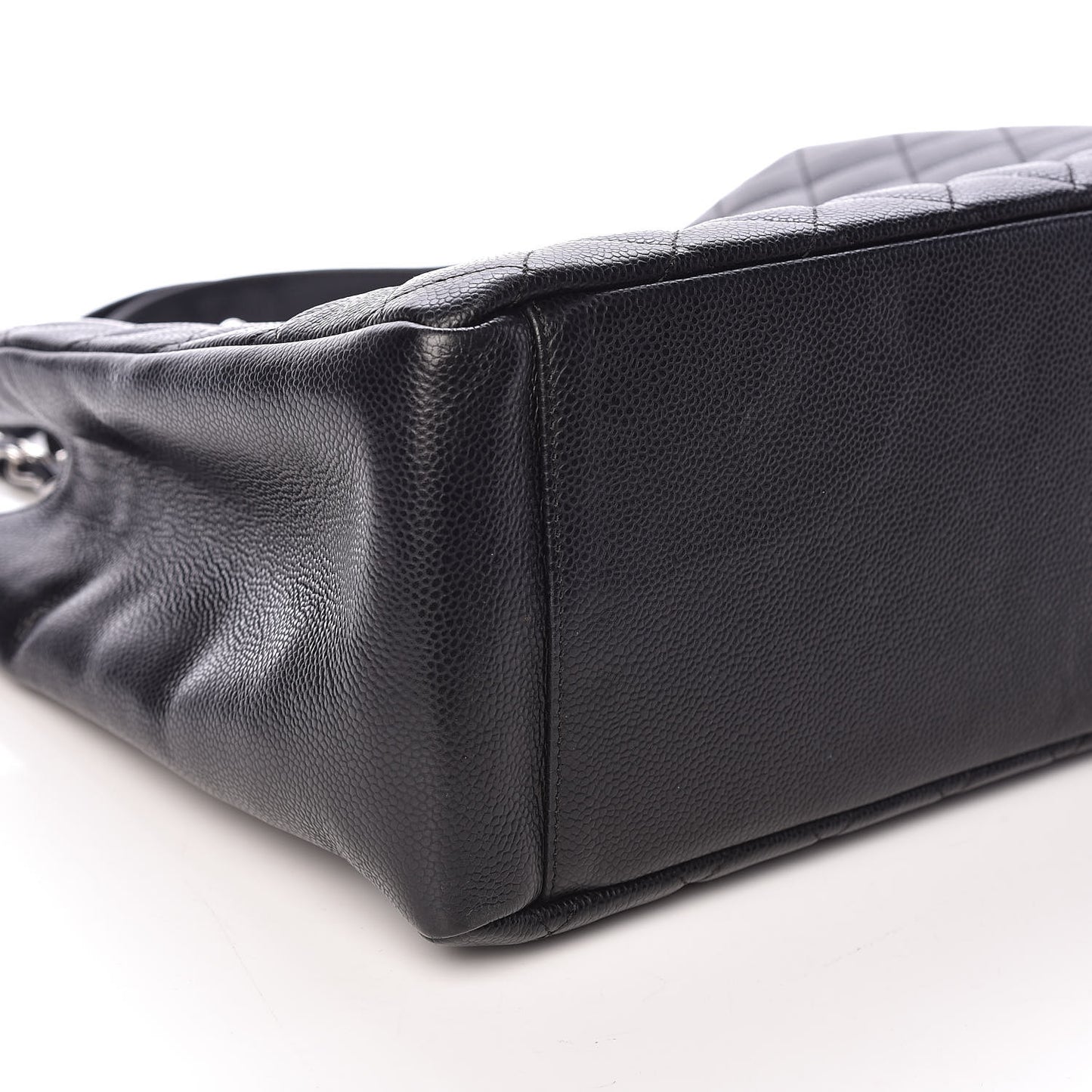 Caviar Quilted Grand Shopping Tote GST Black