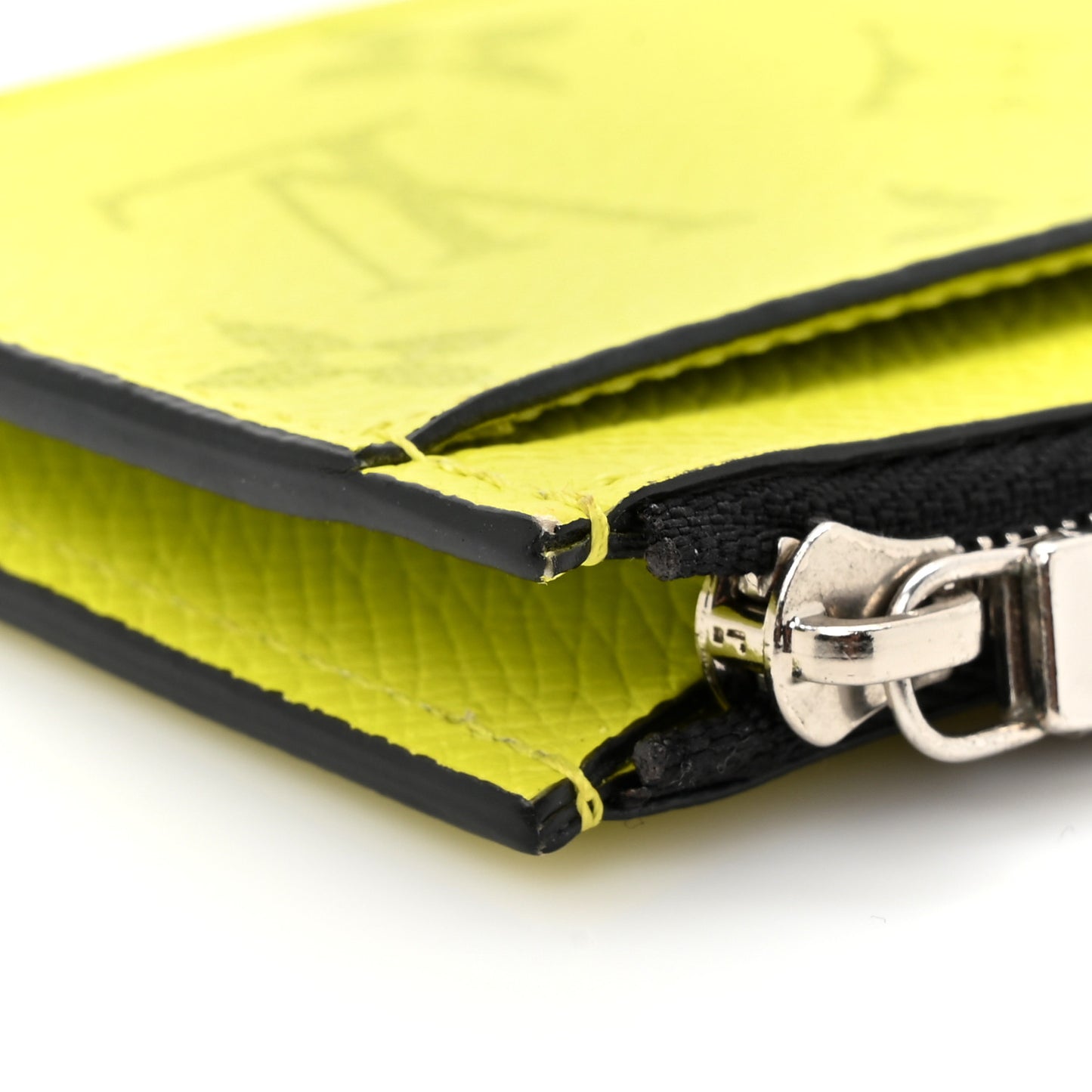 Monogram Taiga Coin Card Holder Yellow
