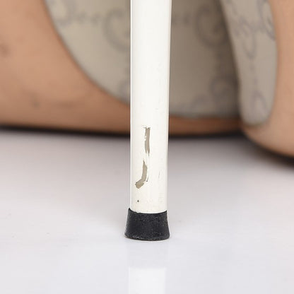 Gucci Guccissima Peep Toe Pumps 40.5 White 10 of 11