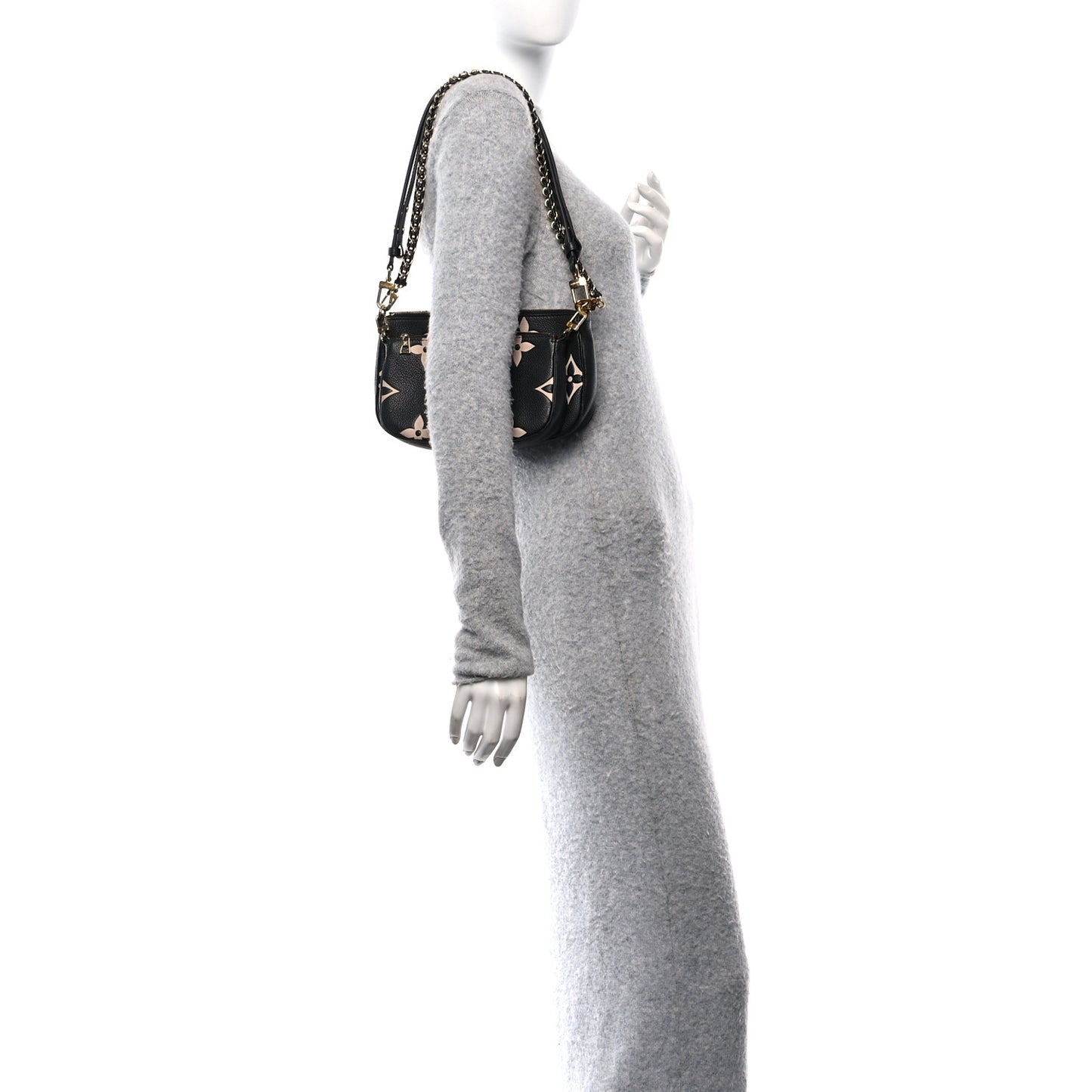 Empreinte Monogram Giant Multi Pochette Accessories Black Beige