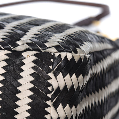 Miu Miu Nappa Intreccio Sacca Tote Cera Black 20 of 23