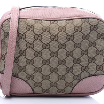 Gucci Monogram Mini Bree Messenger Bag Beige Soft Pink 7 of 9