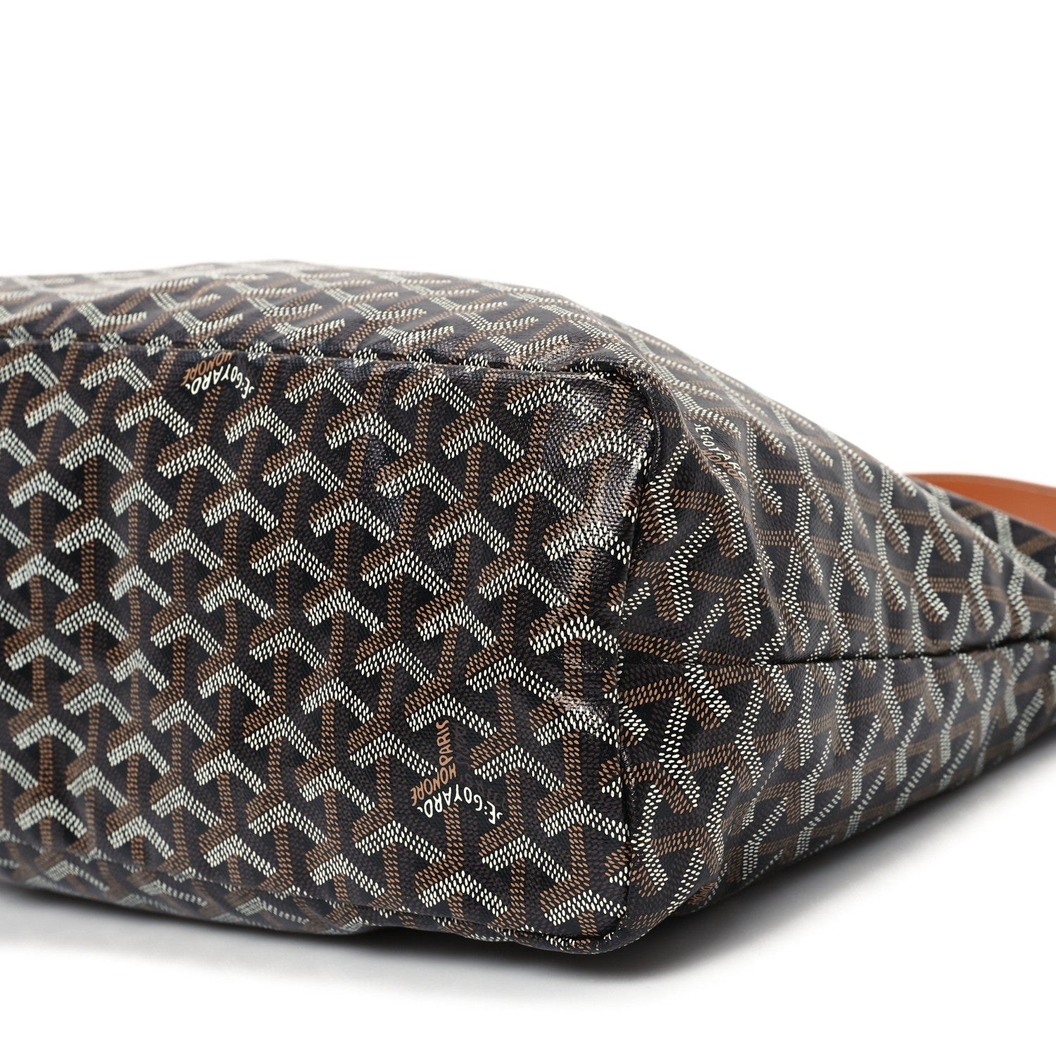 Goyard Goyardine Boheme Hobo Black Gold 11 of 12