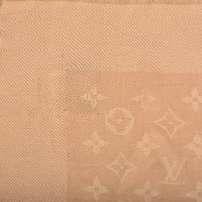 Louis Vuitton Silk Wool Monogram Shawl Dune 4 of 7