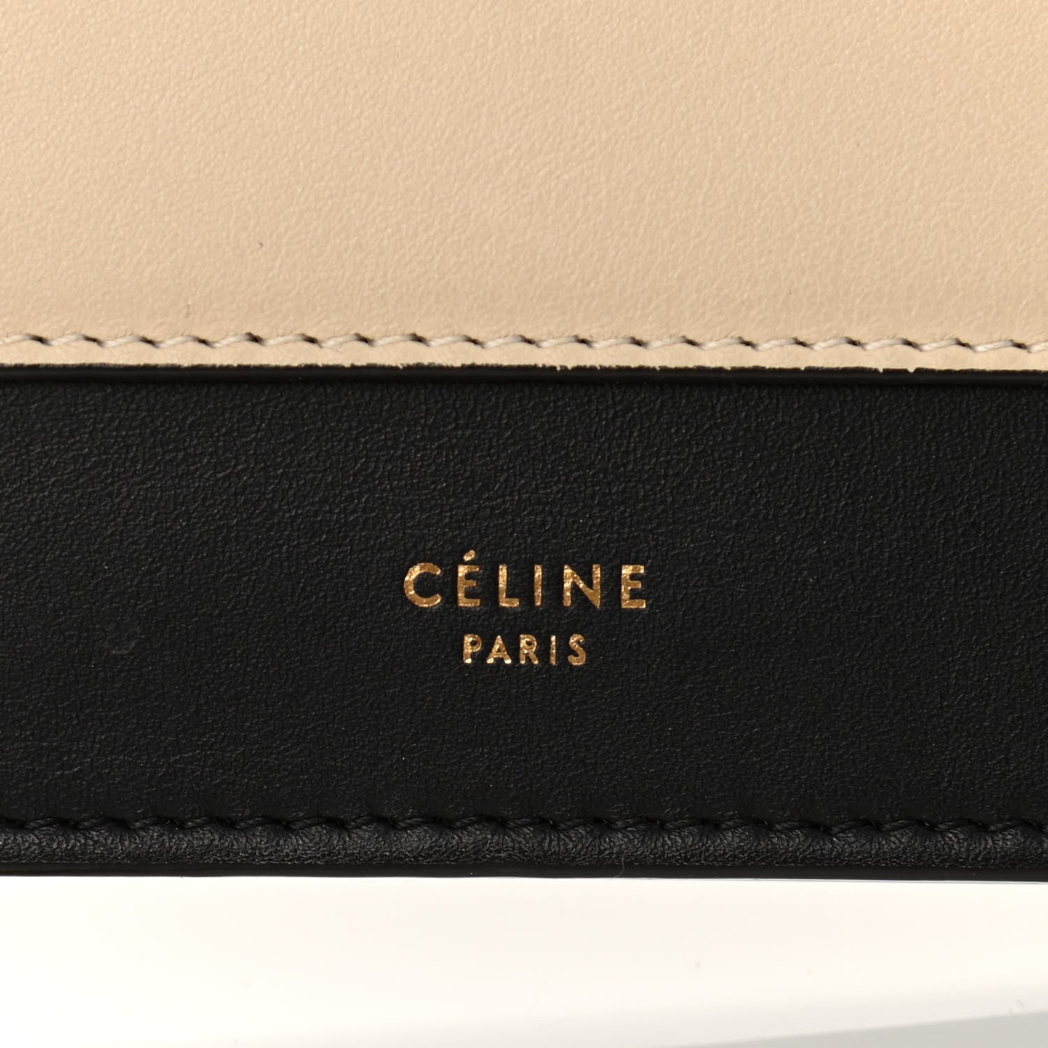 Celine Stingray Shiny Calfskin Clutch on a Chain Black 6 of 10
