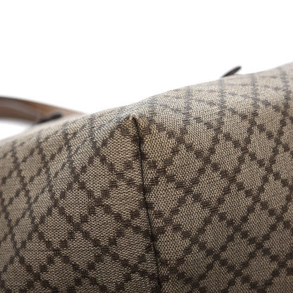 Gucci Coated Canvas Diamante Plus Tote Bag Brown 14 of 15