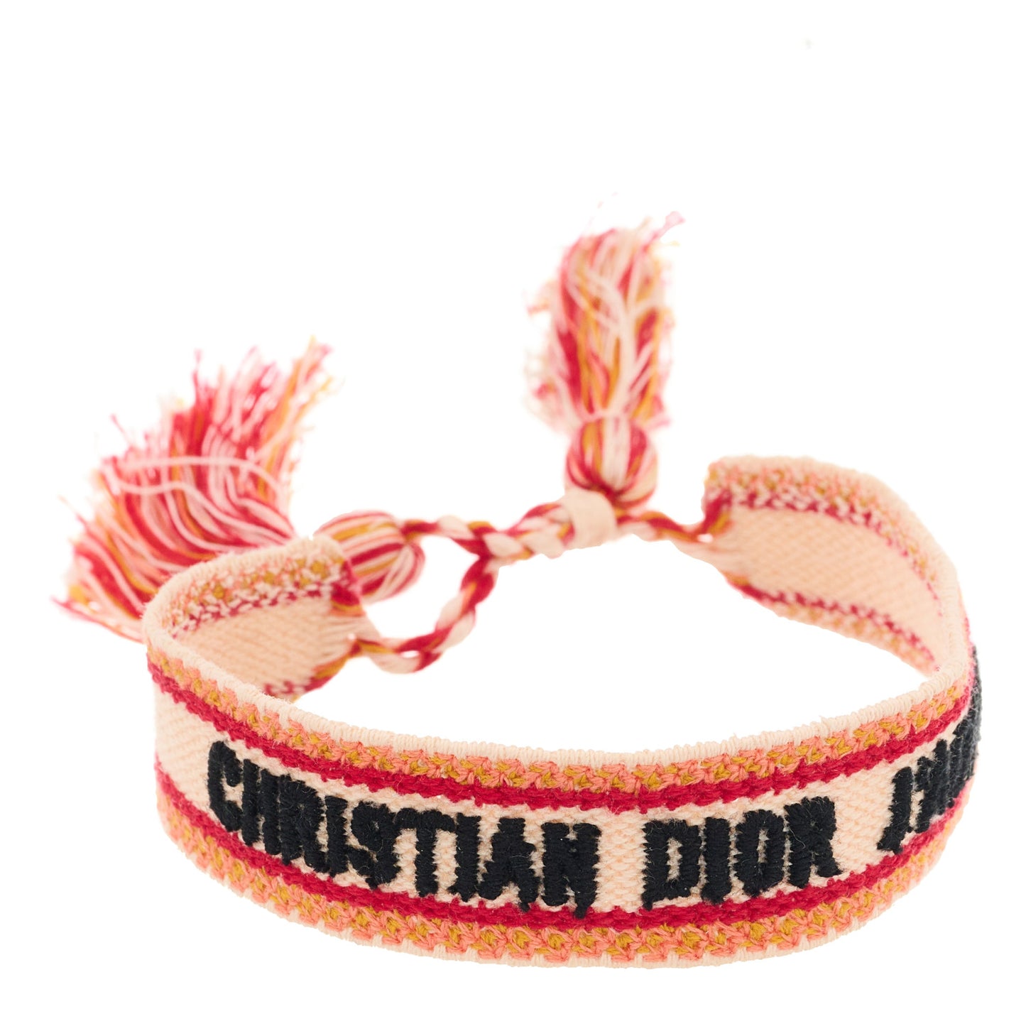 Woven Cotton J'Adior Friendship Bracelet Orange