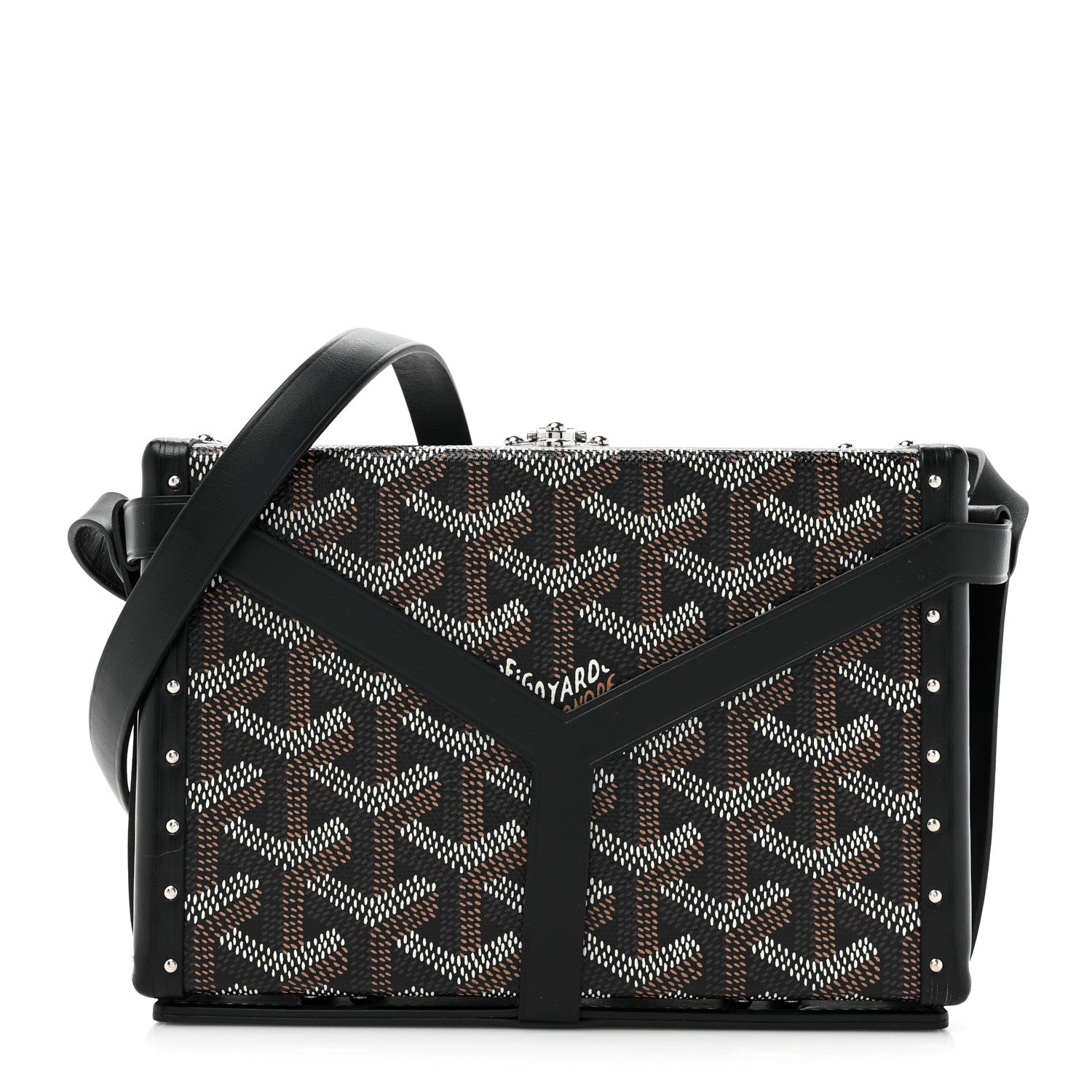 Goyard Goyardine Minaudiere Trunk Bag Black 1 of 14