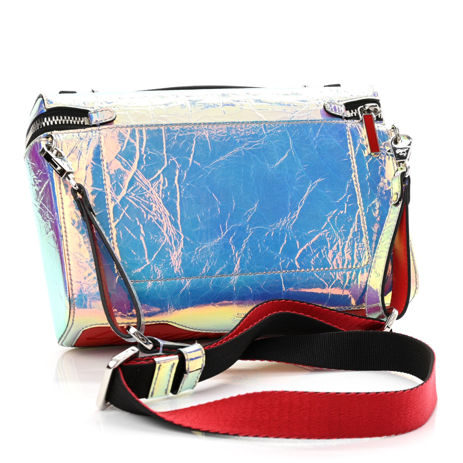 Christian Louboutin PVC Iridescent Calfskin Kypipouch Top Handle Messenger Bag Multicolor 3 of 12