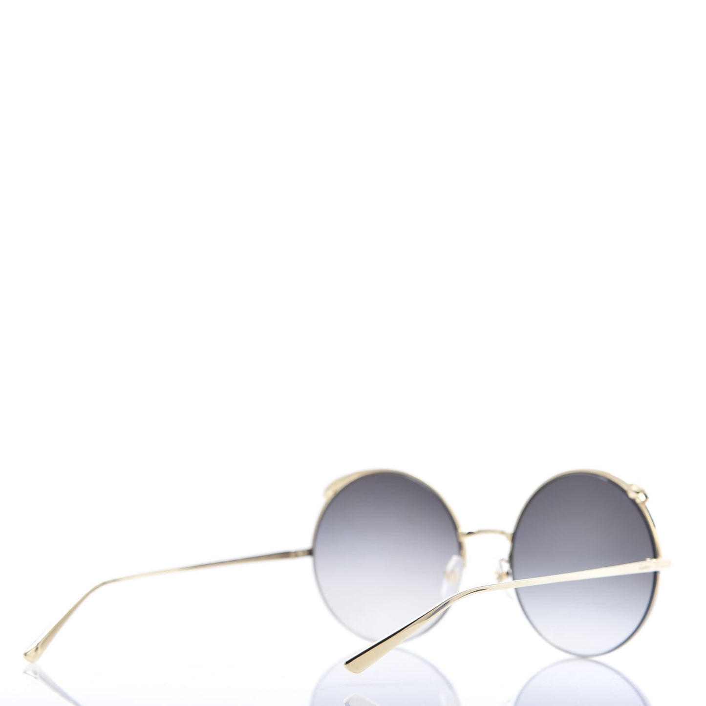 Panthere De Round Sunglasses Gold
