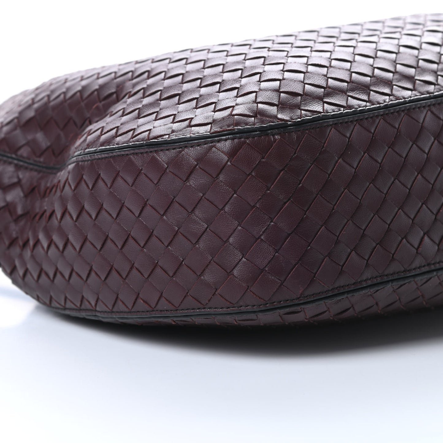 Nappa Intrecciato Large Loop Dark Barolo