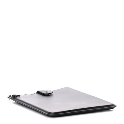 Chanel Caviar iPad Case Crossbody Black 4 of 9