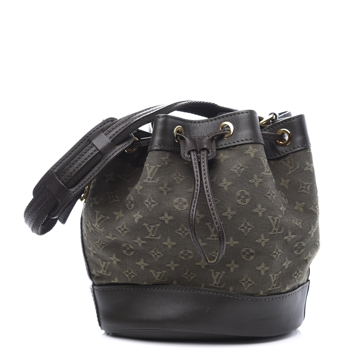 Louis Vuitton Mini Monogram Noelie Kaki 1 of 10