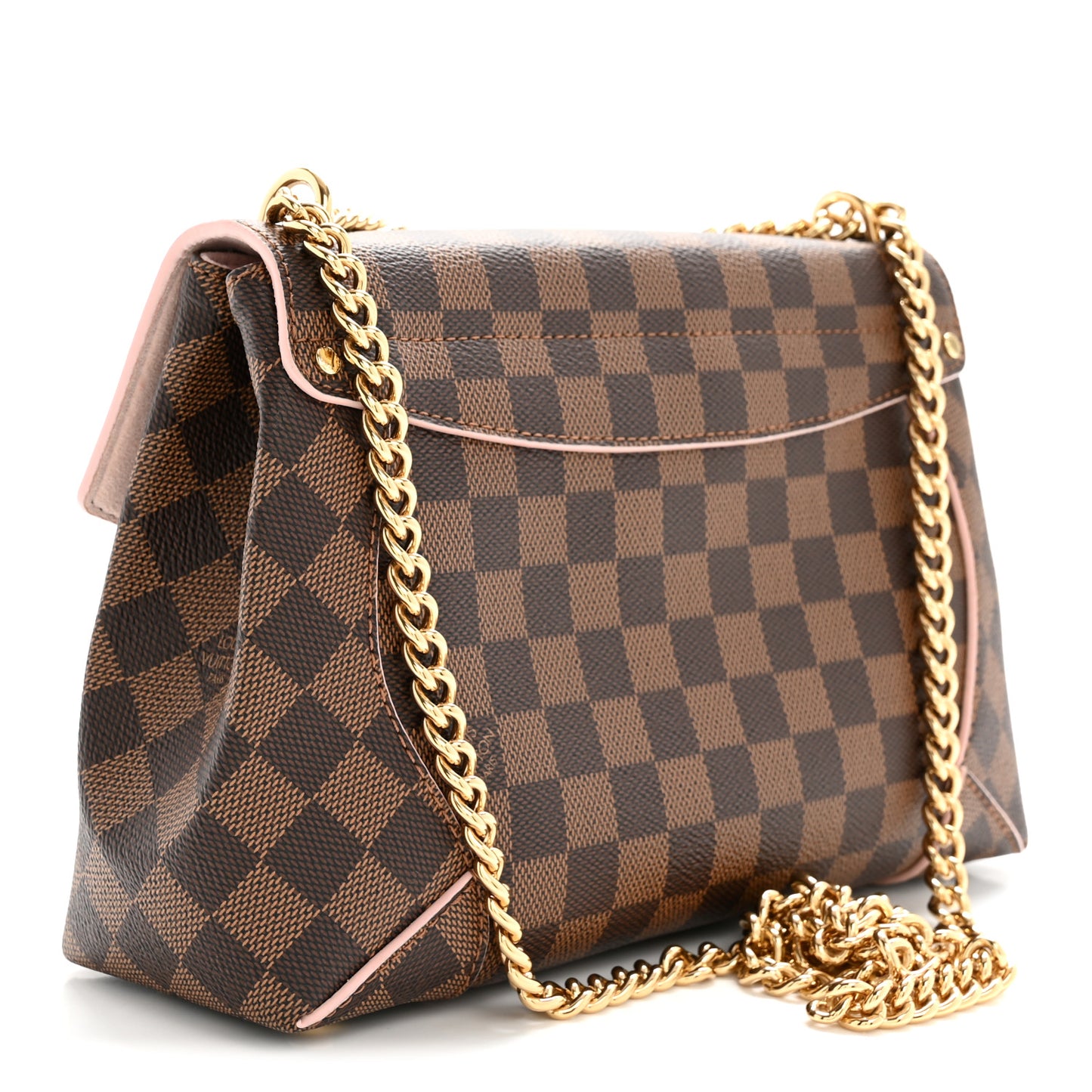 Damier Ebene Caissa Clutch Rose Ballerine