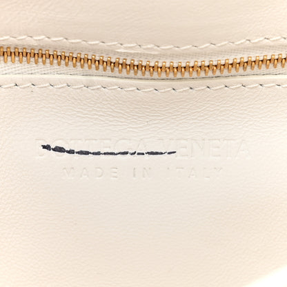 Bottega Veneta Lambskin Maxi Intreccio Padded Chain Cassette Crossbody Bag White 6 of 15