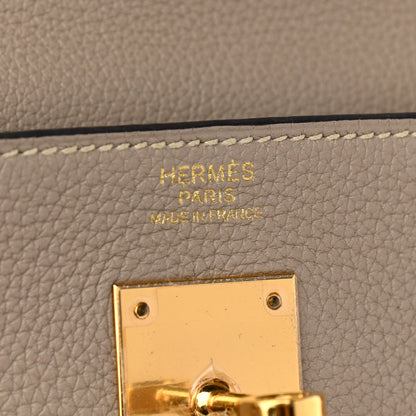 Hermes Togo Kelly Retourne 32 Gris Tourterelle 6 of 11