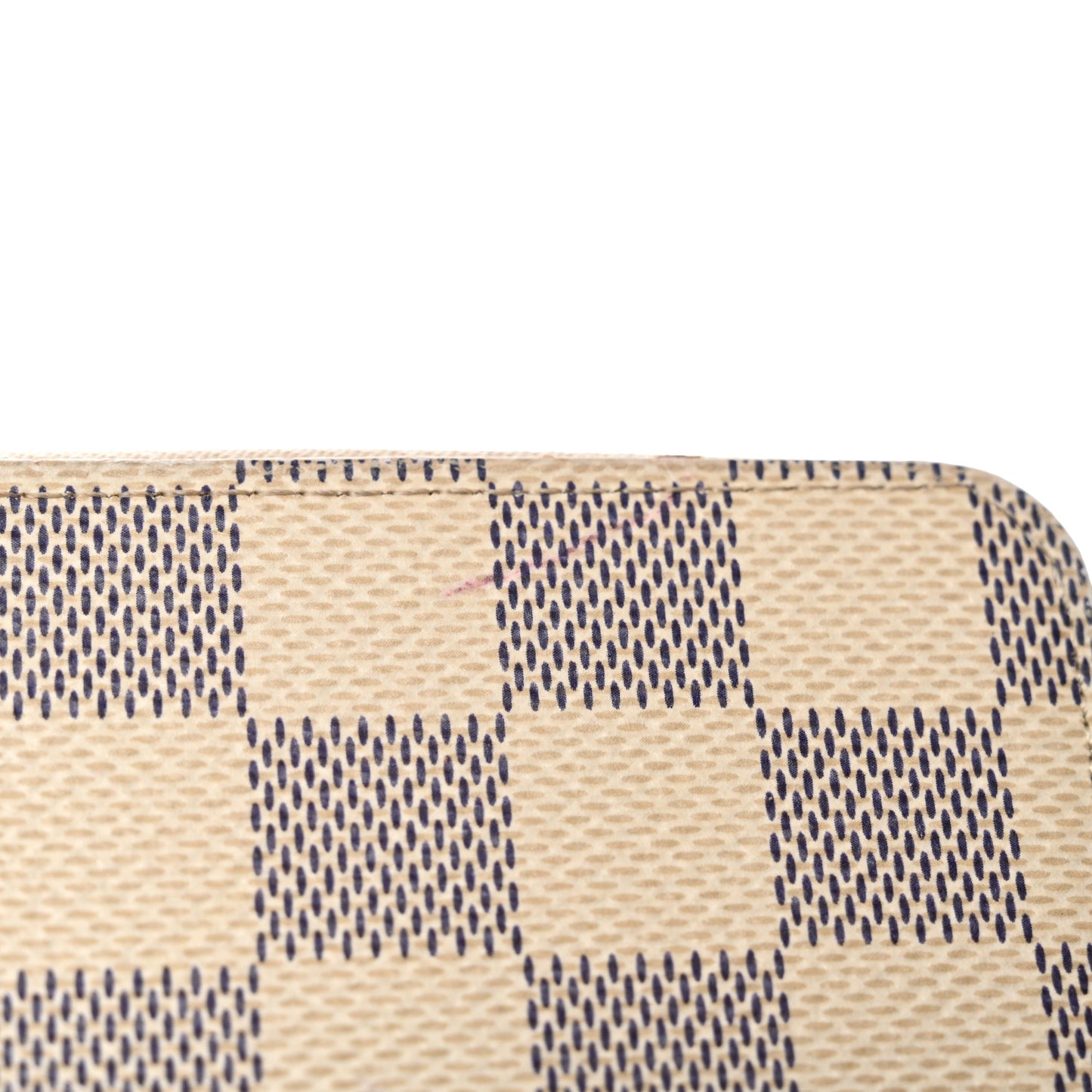 Damier Azur Clemence Wallet Rose Ballerine