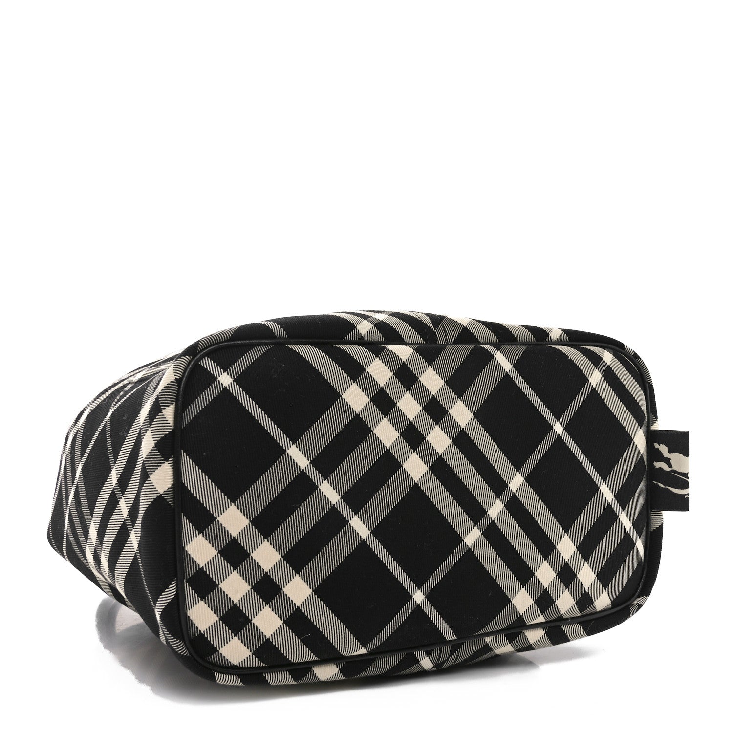 Burberry Check Medium Bucket Bag Black Calico 4 of 9