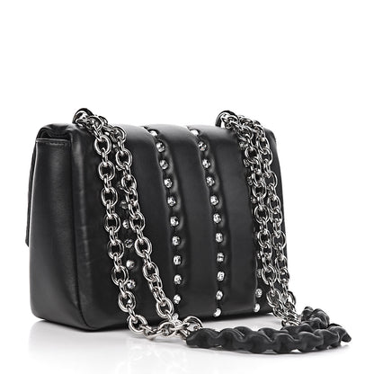 Tom Ford Lambskin Quilted Crystal Small Natalia Chain Bag Black 3 of 19