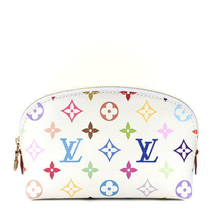 Louis Vuitton LV x TM Monogram Multicolor Cosmetic Pouch PM White 1 of 8