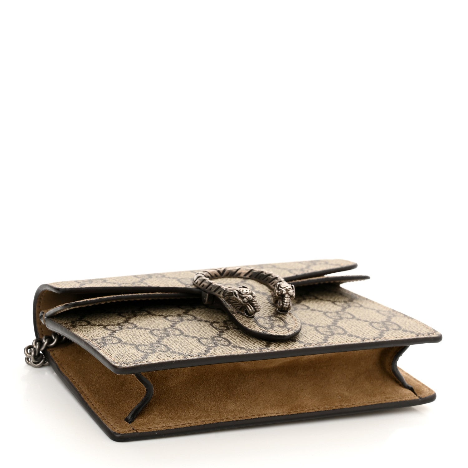 Gucci GG Supreme Monogram Super Mini Dionysus Shoulder Bag Taupe 4 of 10