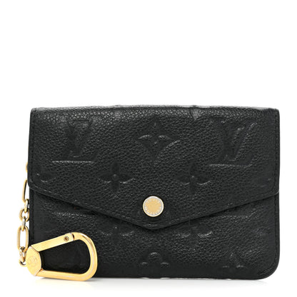 Louis Vuitton LOUIS VUITTON Empreinte Key Pouch Black 1 of 12