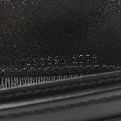 Gucci Calfskin Matelasse GG Marmont Passport Case Black 7 of 9