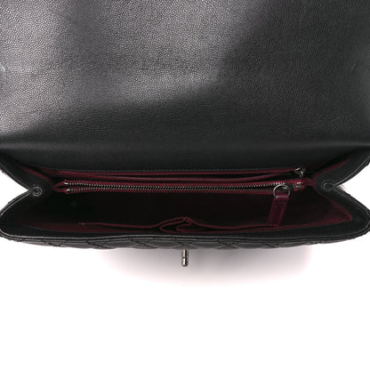 Chanel Caviar Quilted Large Coco Handle Flap Black 5 of 10